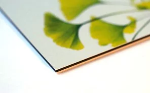 contrecollé sur aluminium dibond