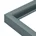 baguette aluminium fine platine brossé