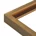 baguette aluminium fine ambre brossé