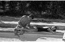 Romy Schneider et Alain Delon sur le plateau du film "The Sinners" le 2 septembre