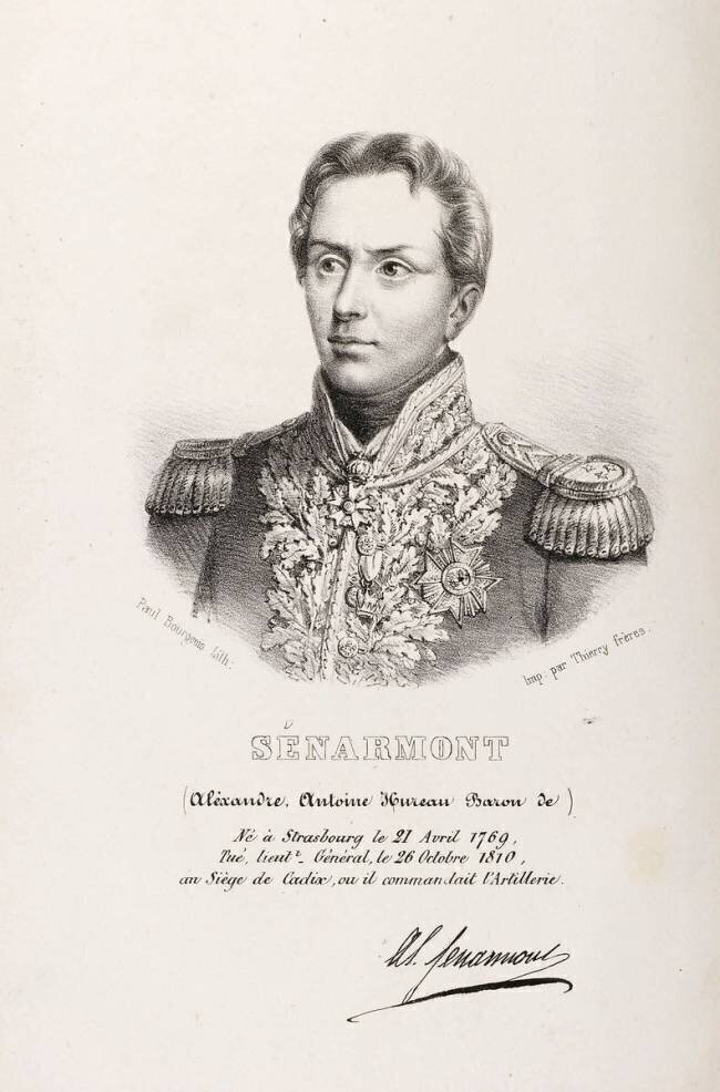 Alexandre Antoine Hureau, baron de Sénarmont (1769-1810) anonyme