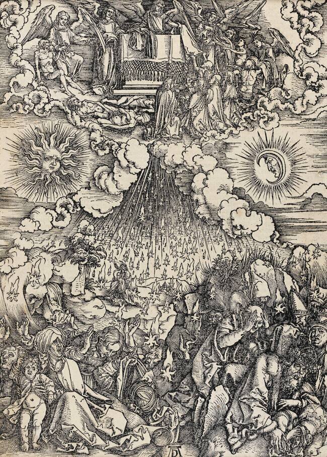 Apocalypse selon Saint Jean - L'ouverture des 5e et 6e sceaux Albrecht Dürer