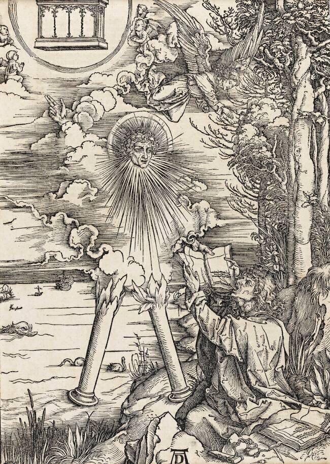 Apocalypse selon Saint Jean - Saint Jean dévorant le Livre de Vie Albrecht Dürer