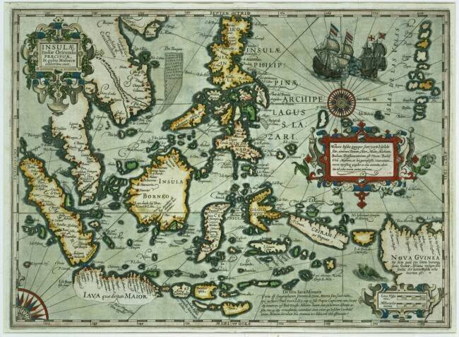 Carte des Indes orientales Ecole Néerlandaise