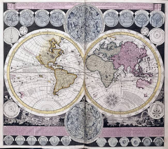 Carte du monde Ecole Néerlandaise