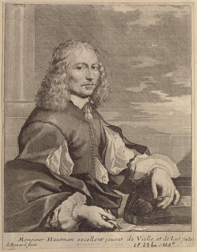 Hautman, joueur de viole et de luth Samuel Bernard