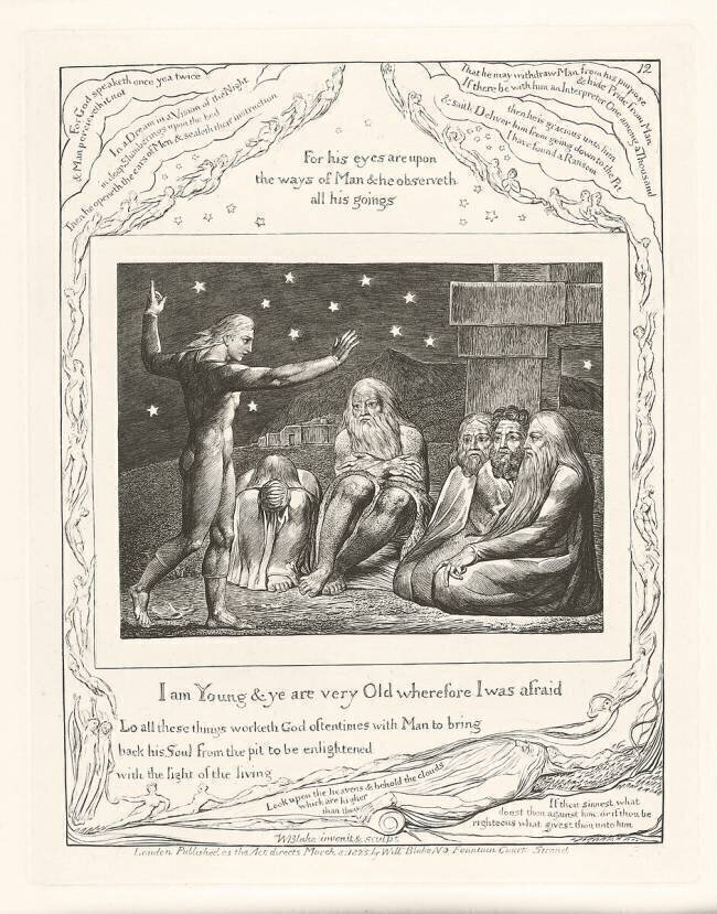 Je suis jeune et vous êtes très vieux, c'est pourquoi j'avais peur William Blake