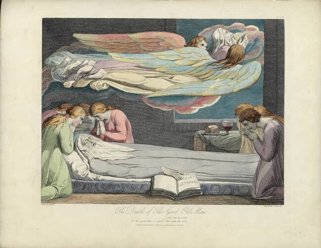 La mort du bon vieil homme William Blake