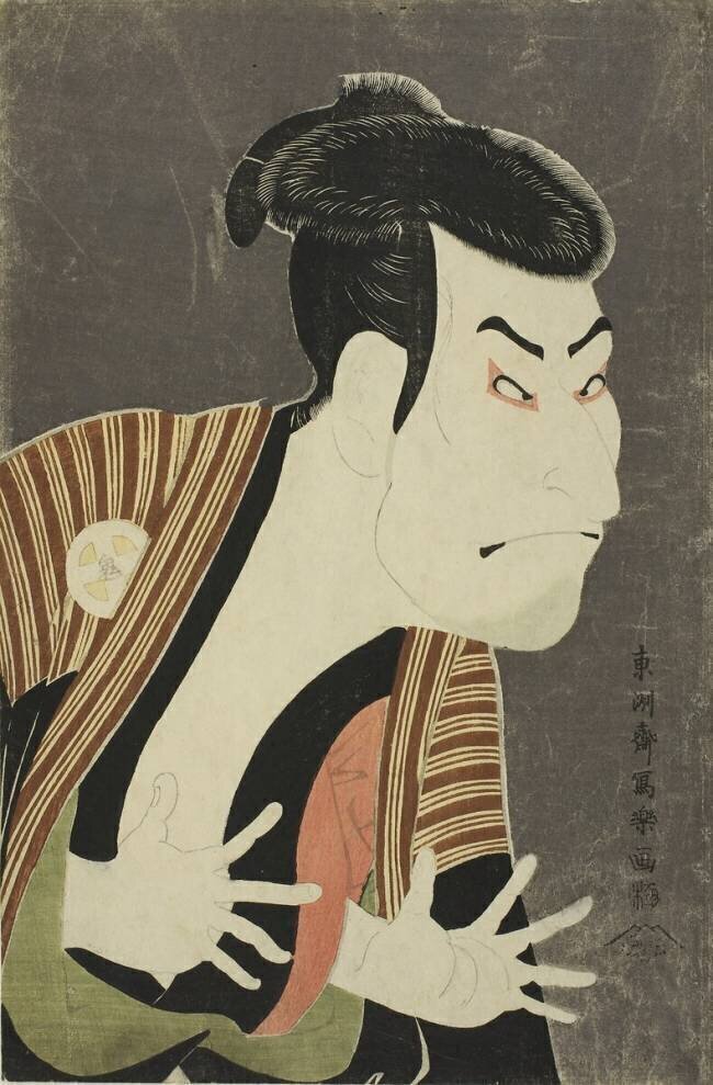 L'acteur Otani Oniji III comme Edobei Toshusai Sharaku