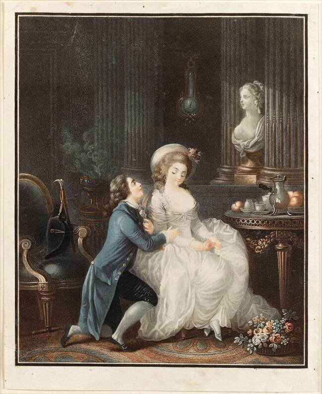 L'amant écouté Louis-Marin Bonnet