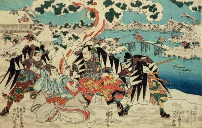 Le "Chushingura" Utagawa Kuniyoshi
