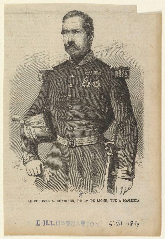 Le colonel A. Charlier anonyme