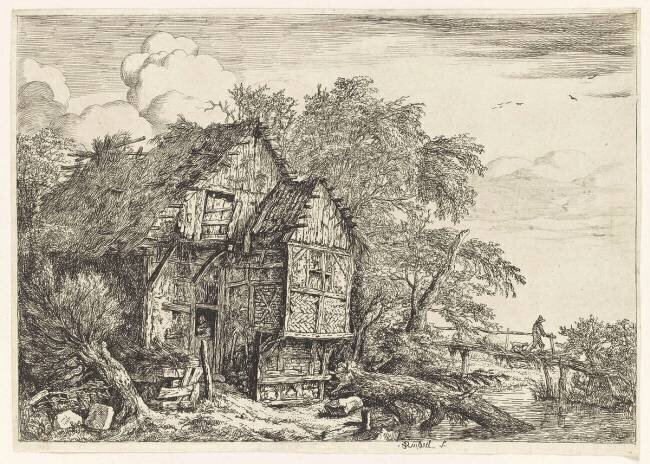 Le petit pont Jacob Isaakszoon van Ruisdael