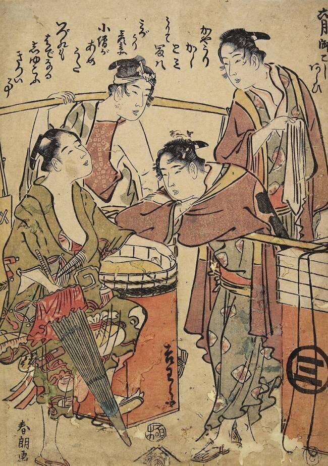 Le sixième mois Hokusai