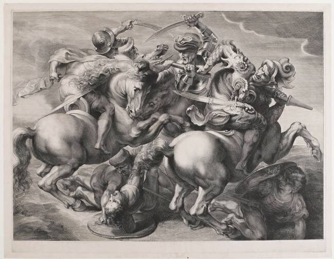 Les quatre cavaliers ou la bataille d'Anghiari Gérard Edelinck