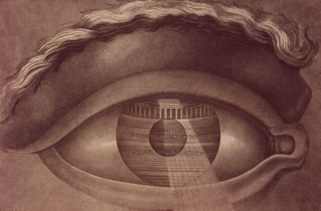 L'oeil. Intérieur de théâtre Claude Nicolas Ledoux