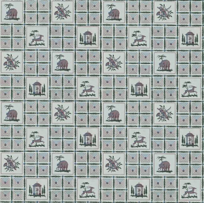 Motif répétitif de petits carreaux anonyme