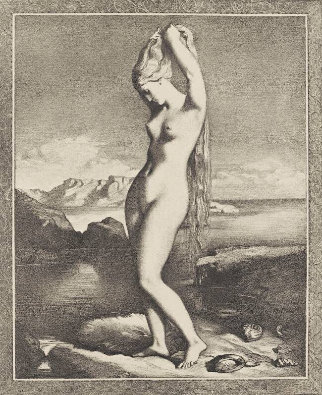 Naissance de Vénus dite Vénus Anadyomène Théodore Chasseriau (d'après)