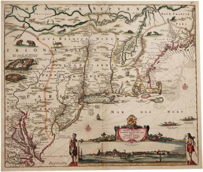 Novi Belgi Novaeque Angliae  Nicolaes Visscher le Jeune