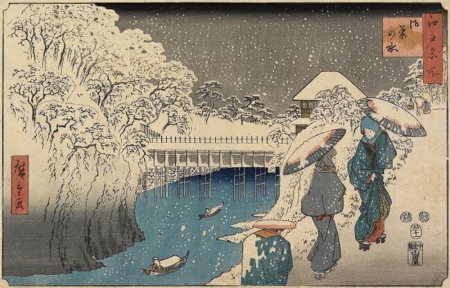 Ochanomizu, Novembre 1853 Hiroshige
