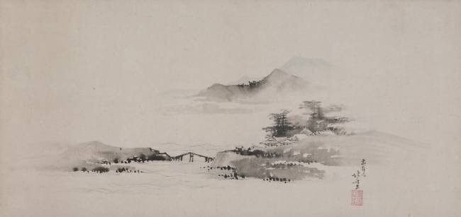 Paysage Hokusai
