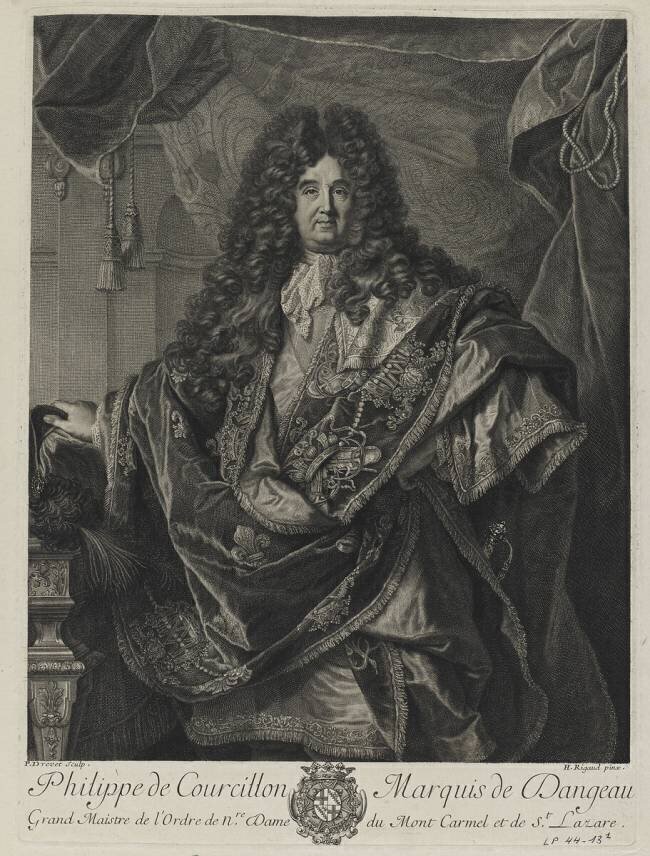 Philippe de Courcillon, marquis de Dangeau (1638-1720) Pierre Daret