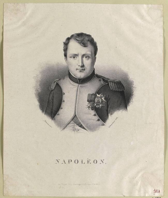 Portrait de Napoléon en colonel des Gardes Jean Désiré Muneret (d'après)
