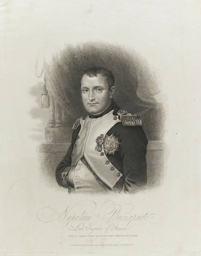 Portrait de Napoléon en colonel des grenadiers Jacques-Louis David (d'après)
