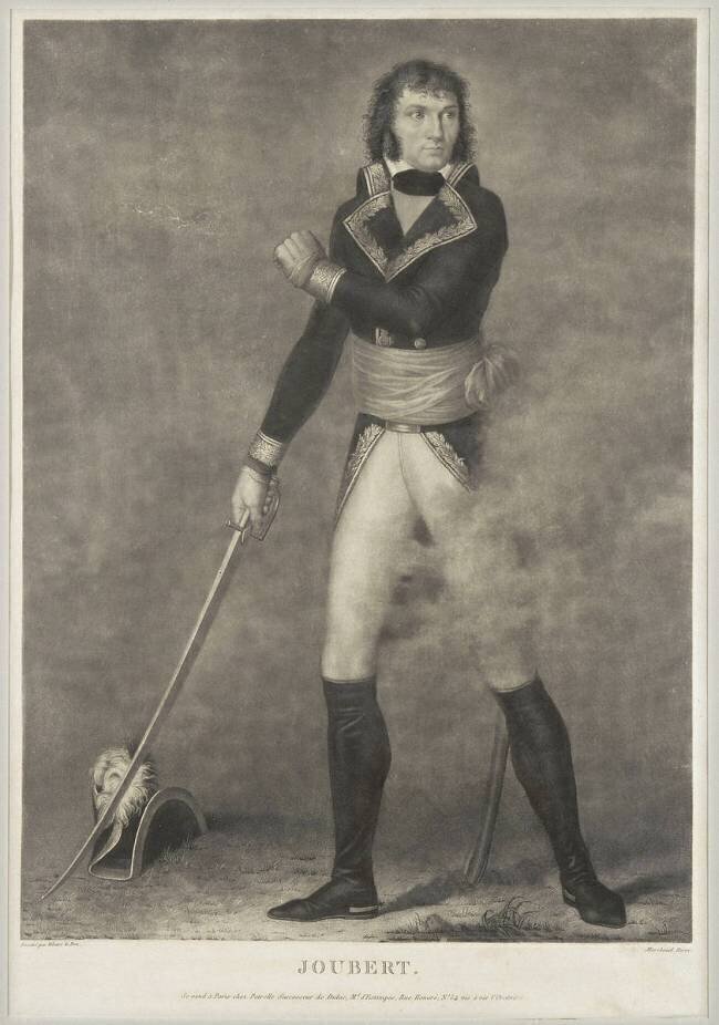 Portrait du général Barthélemy Catherine Joubert (1769-1799) Hilaire Le Dru