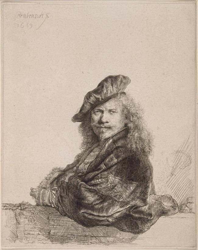 Rembrandt appuyé Rembrandt