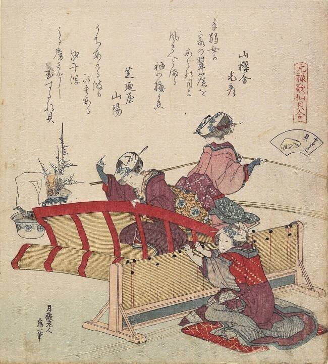 Sudare Seashell Hokusai
