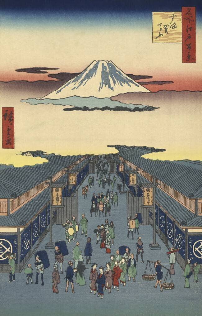 Suruga-cho Street in Tokyo Hiroshige