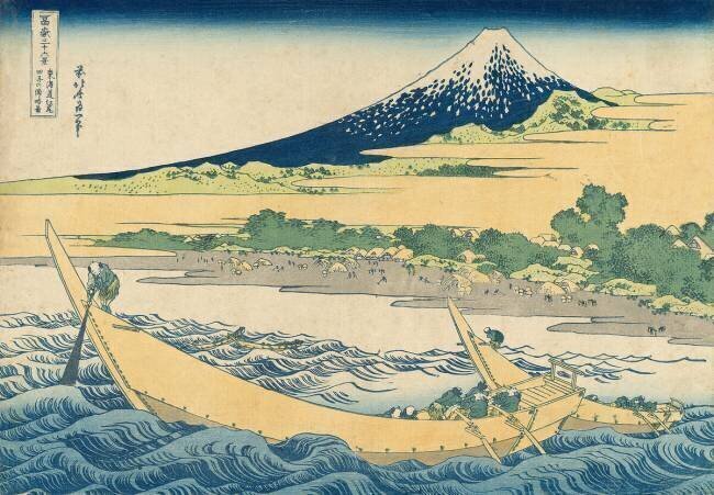 Tago Beach près d'Ejiri sur le Tokaido Hokusai