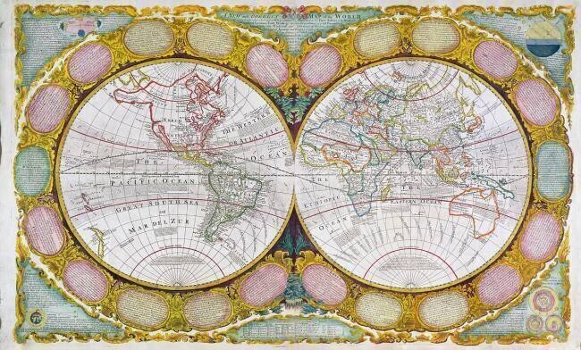 Une nouvelle carte correcte du monde Robert Wilkinson