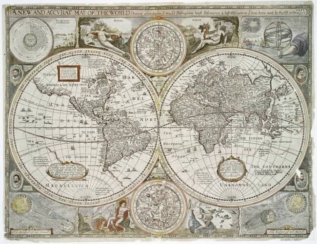 Une nouvelle carte précise du monde John Speed