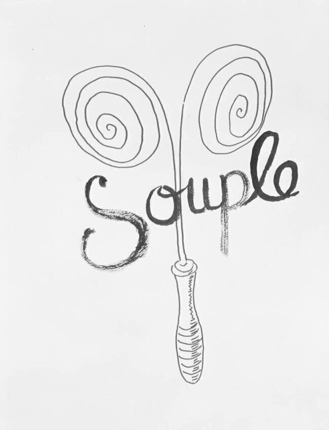 Alphabet pour adulte : Souple Man Ray
