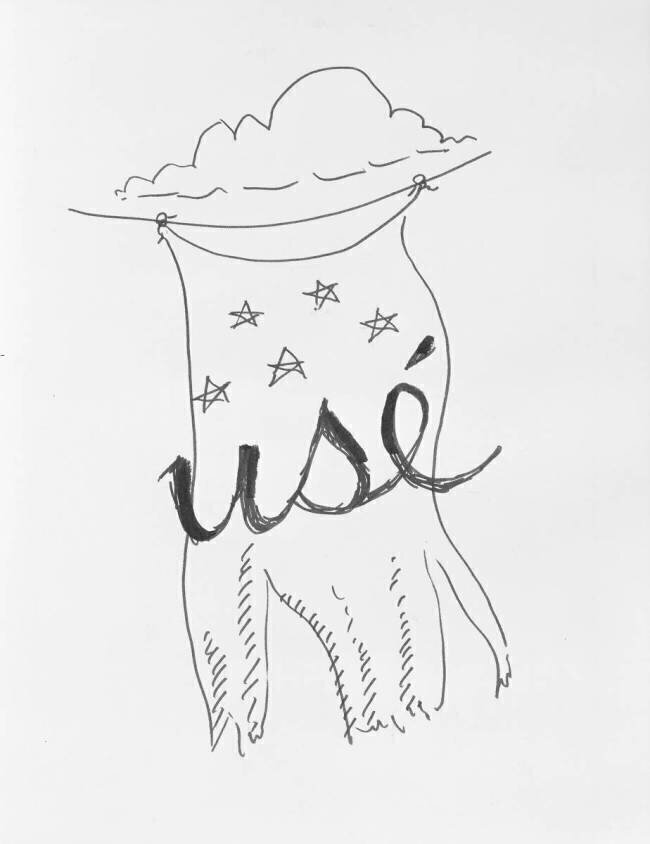 Alphabet pour adulte : Usé Man Ray