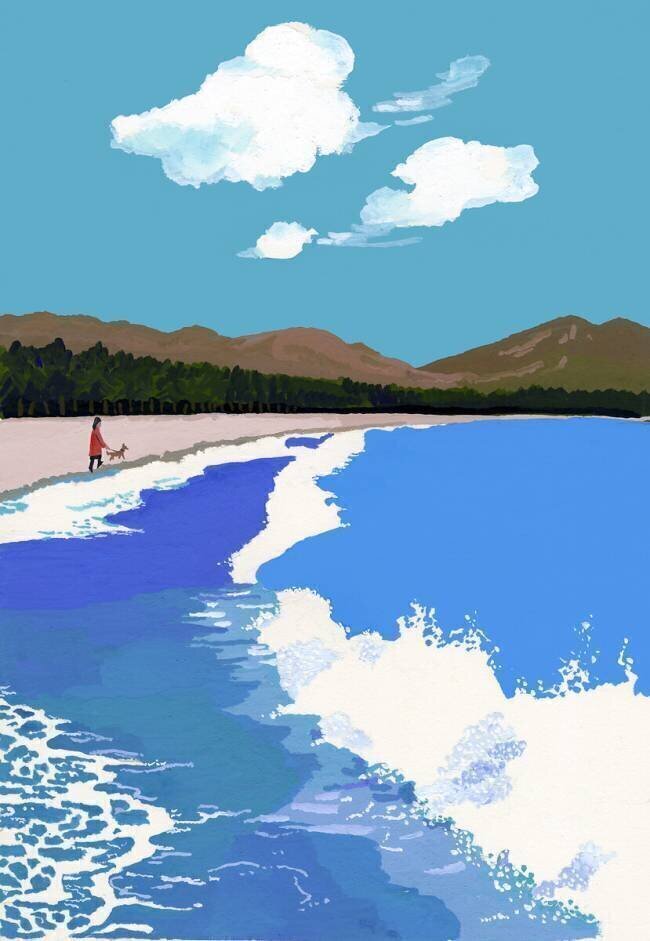 Beach and Pine Forest Hiroyuki Izutsu