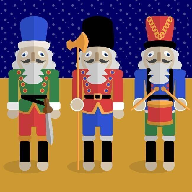 Casse-noisettes de Noël - Symboles de bonne chance Claire Huntley