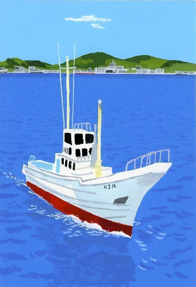 Fishing boat and harbor Hiroyuki Izutsu