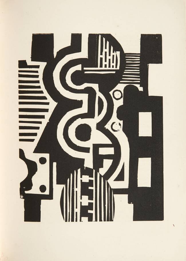 Illustration pour les Lunes en papier d'André Malraux Fernand Léger