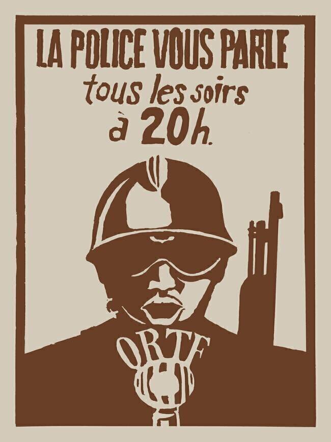 La police vous parle tous les soirs à 20 h - Mai 1968 anonyme