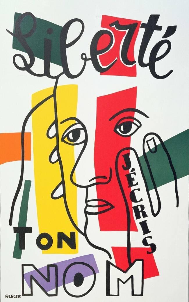 Liberte - J'écris ton Nom Fernand Léger