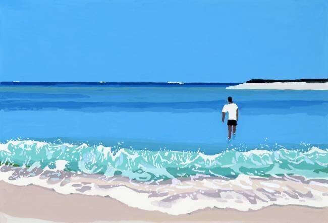 Sea and man Hiroyuki Izutsu