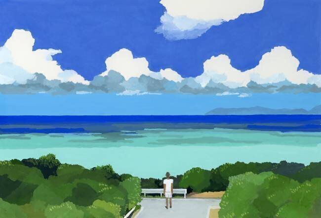 The sea of Okinawa Hiroyuki Izutsu