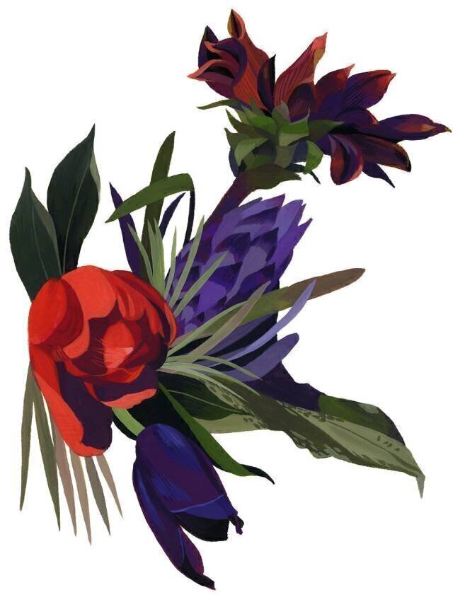 Tulips and dahlias Hiroyuki Izutsu