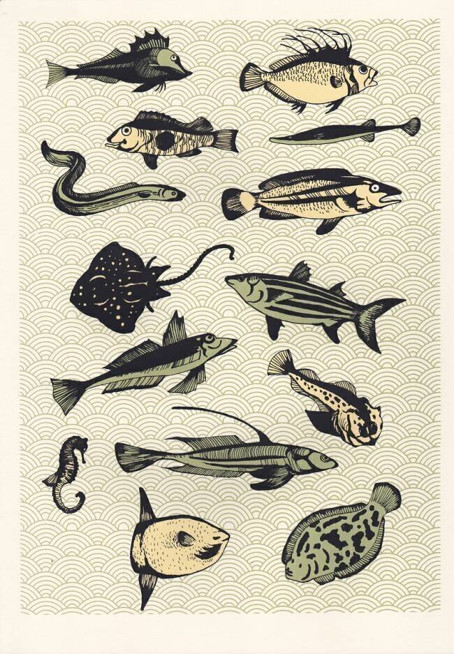 Yellow Japanese Fish Eliza Southwood