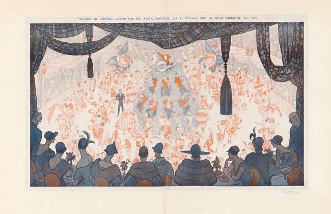 Toujours du nouveau ! L'exposition des robes, manteaux.... en 1925 Louis Denis-Valverane