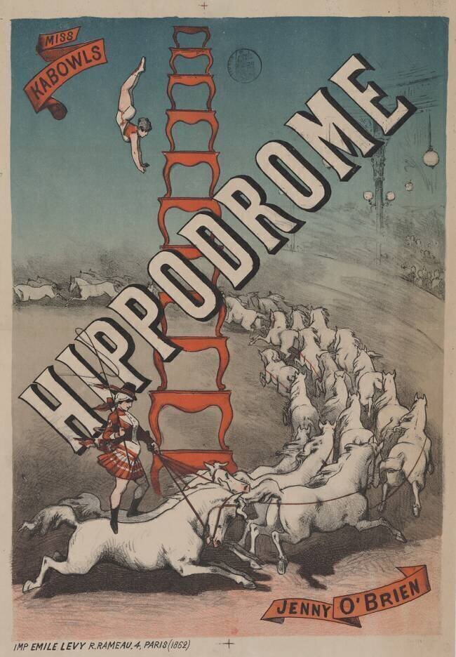  Hippodrome, Miss Kabowls Imprimerie Emile Lévy (Paris)