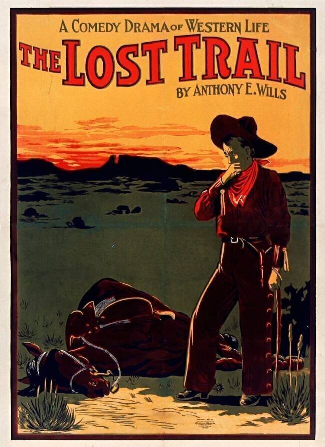 A Comedy drama of Western life : The Lost trail, by Anthony E. Wills anonyme